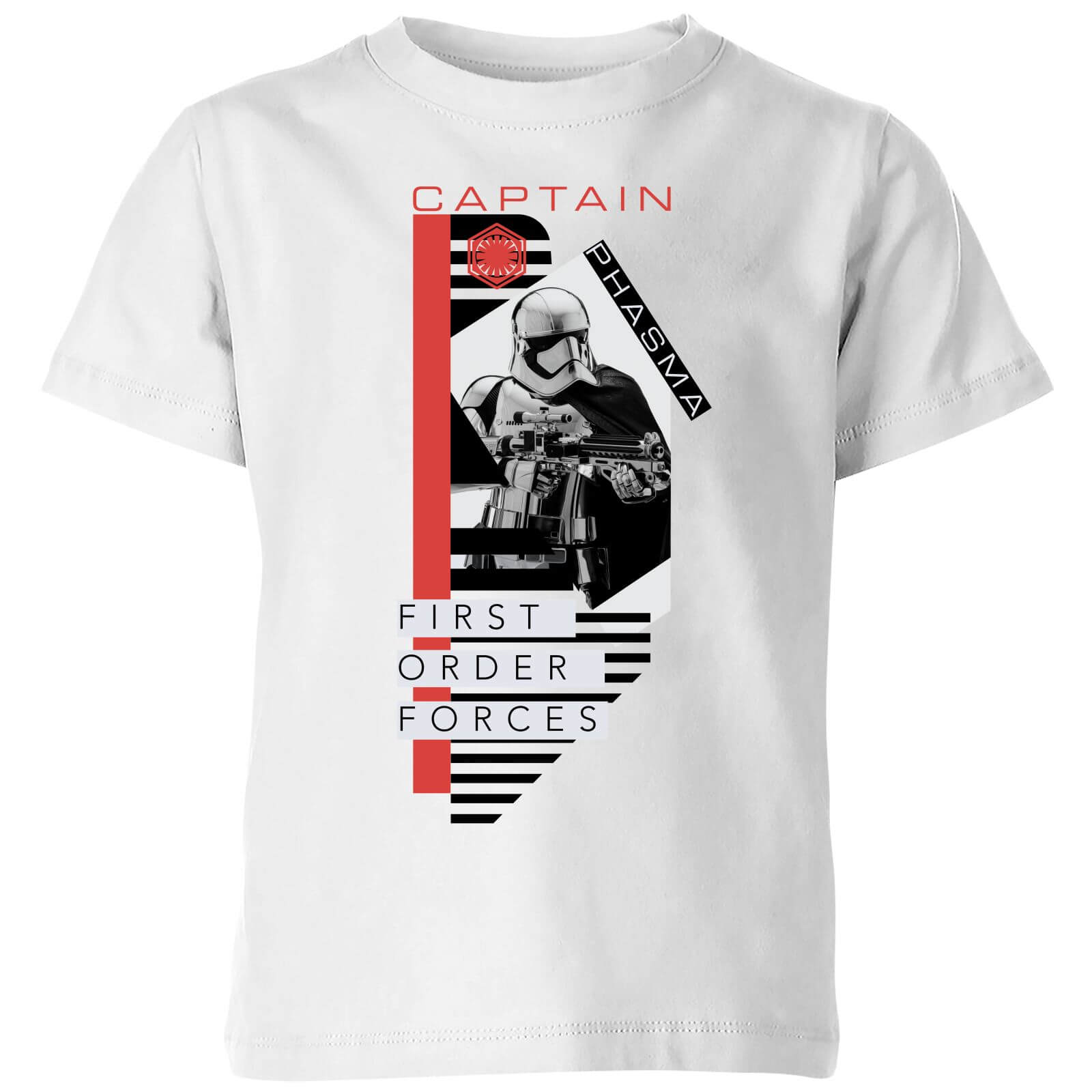 Bild von Star Wars Captain Phasma Kinder T-Shirt - Weiß - 9-10 Jahre