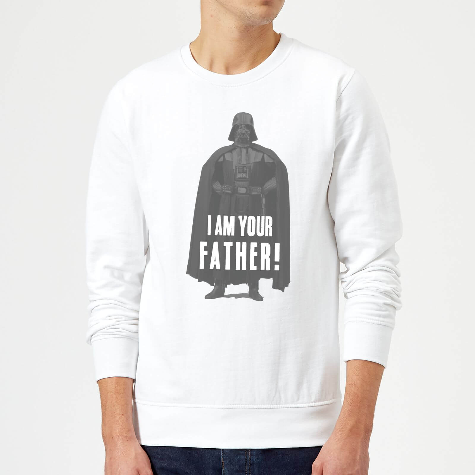 Bild von Star Wars Darth Vader I Am Your Father Pose Sweatshirt - White - S