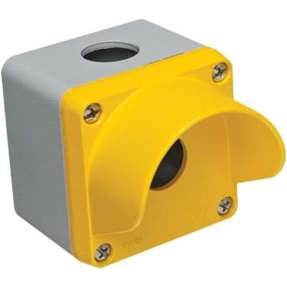 Bild von Rs Pro 1 Hole Yellow Control station Shrouded, Automatisierung