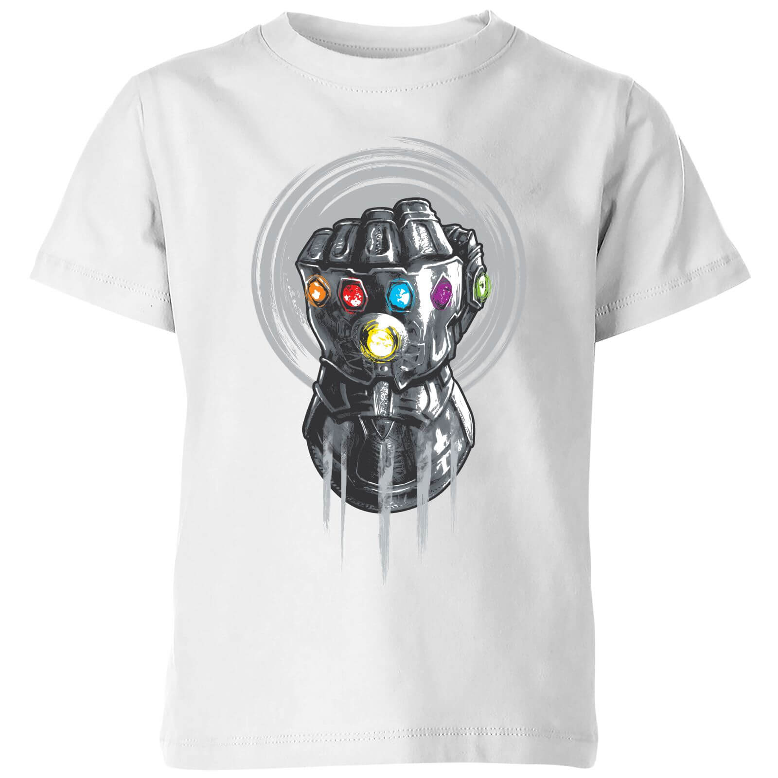 Bild von Marvel Avengers Infinity War Thanos Infinite Power Fist Kinder T-Shirt - Weiß - 5-6 Jahre