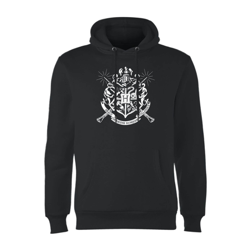 Bild von Harry Potter Hogwarts House Crest Hoodie - Black - XL