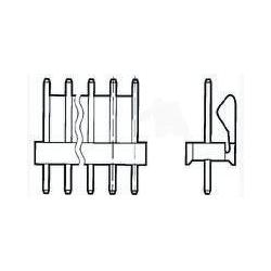 Bild von TE Connectivity Header,MTA100,straight,3.96mm,7way, Elektronikkabel + Stecker