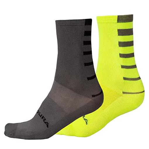 Bild von ENDURA Coolmax Stripe (Doppelpack) Radsocken, für Herren, Größe S-M, MTB Socken,