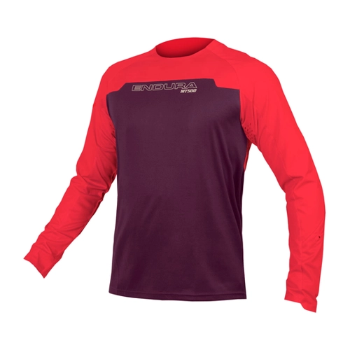 Bild von ENDURA Langarm-MT500 Burner Bikeshirt, für Herren, Größe L, Radtrikot, Fahrradbe