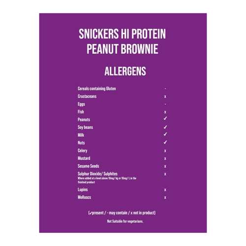 Bild von Snickers High Protein Bar Peanut Brownie