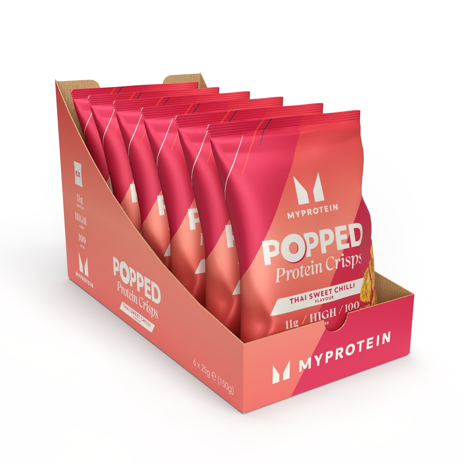 Bild von Protein Crisps - 6 x 25g - Thai Sweet Chilli