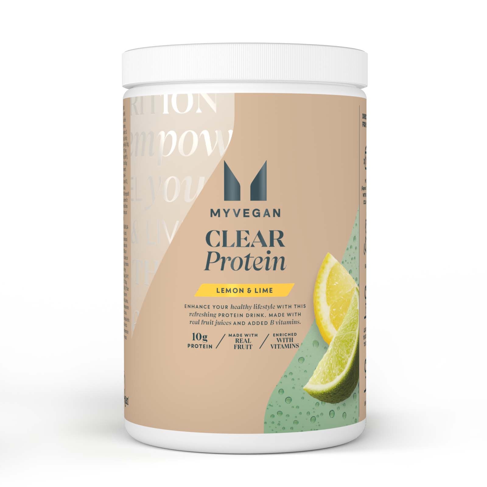 Bild von Clear Vegan Protein - 640g - Zitrone & Limette