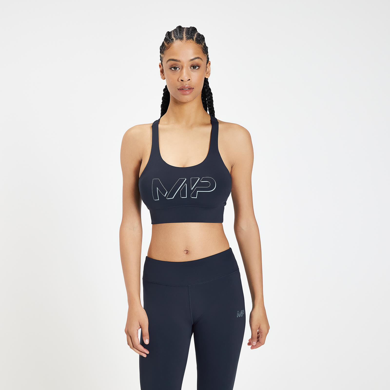 Bild von MP Damen Infinity Mark Training Sport-BH – Petrolblau - XS