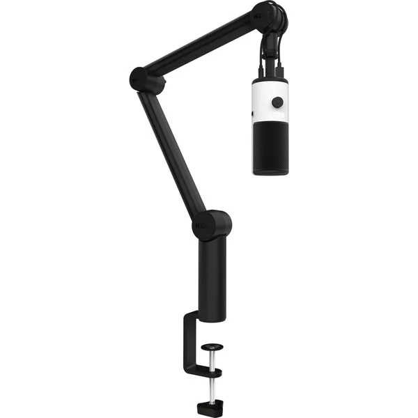 Bild von NZXT Boom Arm Mini - AP-BOOMS-B1 - Kleiner Mikrofon-Schwenkarm für Streaming, Content Creation, Podcasting und Aufnahmen – Elegant und leise – Verborgener Kabelkanal - Schwarz