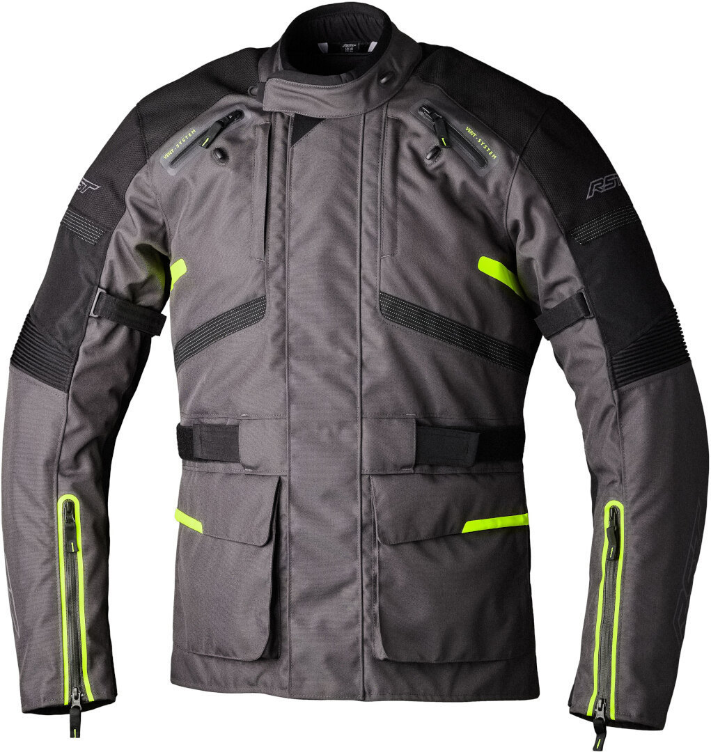 Bild von RST Endurance Motorrad Textiljacke, schwarz-grau-gelb, Größe M für Männer