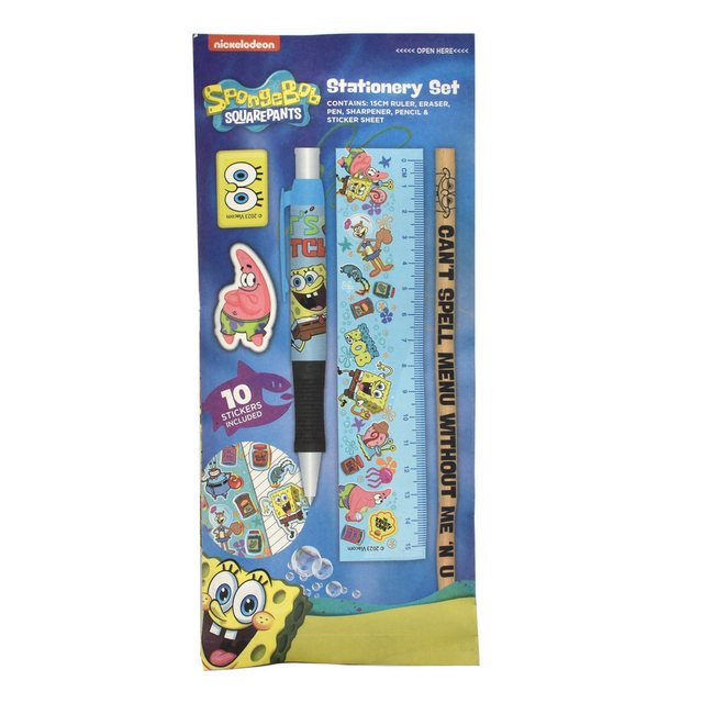 Bild von Blue Sky, Etui, Bob l'éponge set d'écriture Paper Pouch (carton de 6)