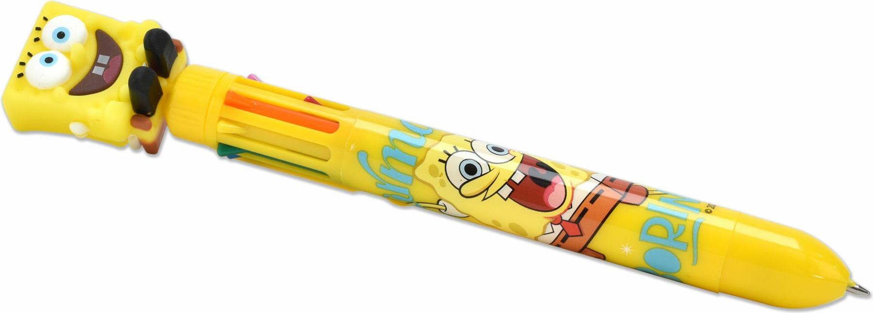 Bild von Blue Sky, Schreibstifte, Bob l'éponge stylo multi-couleurs Bob l'éponge (carton de 8) (Gelb, Mehrfarbig, 1 x)