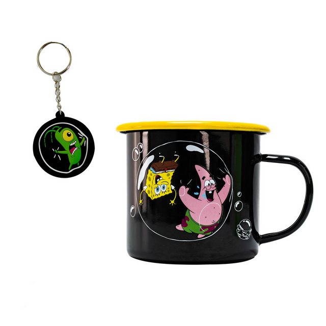 Bild von Blue Sky, Tasse, SpongeBob: Enamel Mug and Keyring (500 ml, 1 x)