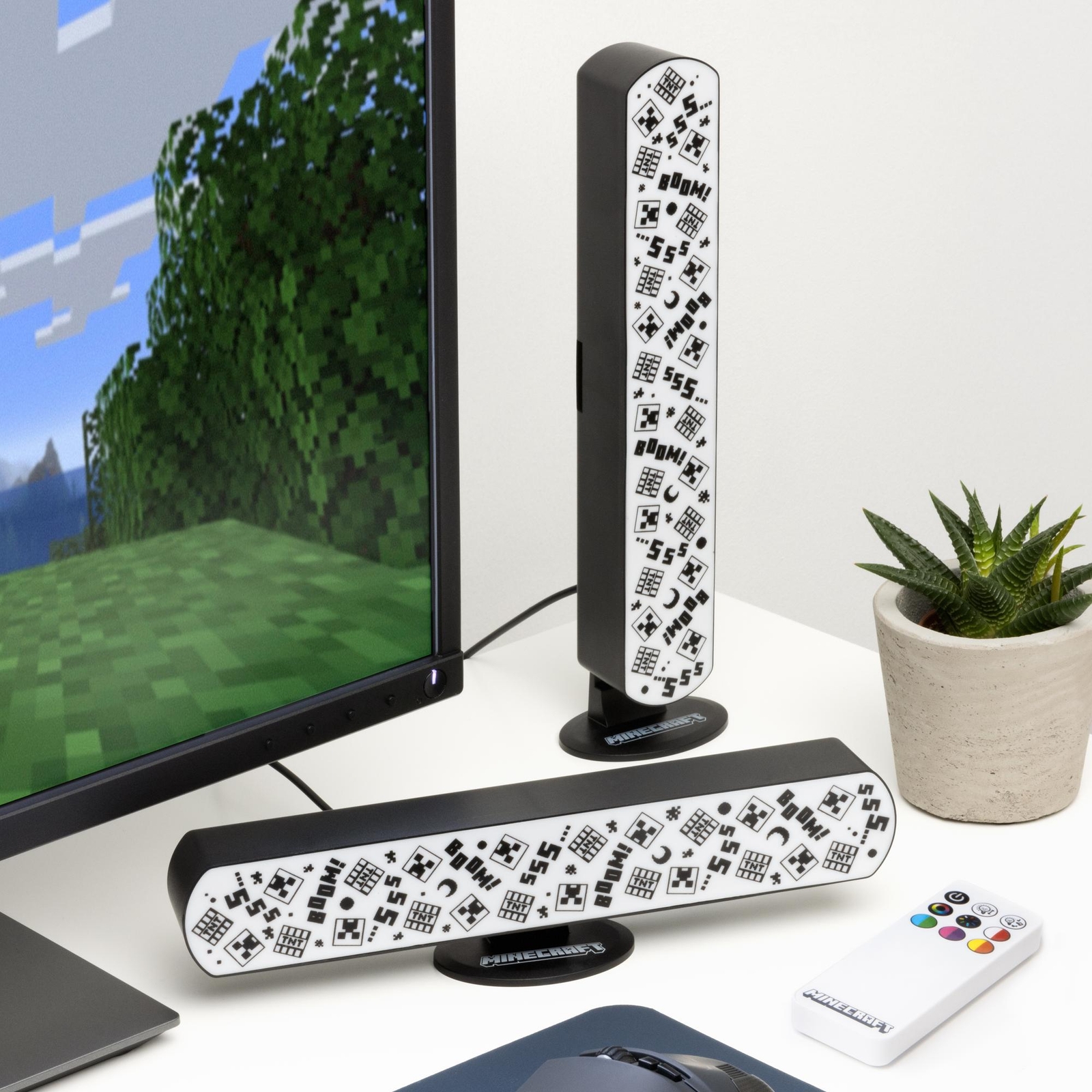 Bild von Paladone Products, Tischlampe, Minecraft - Set de 2 barres lumineuses avec télécommande