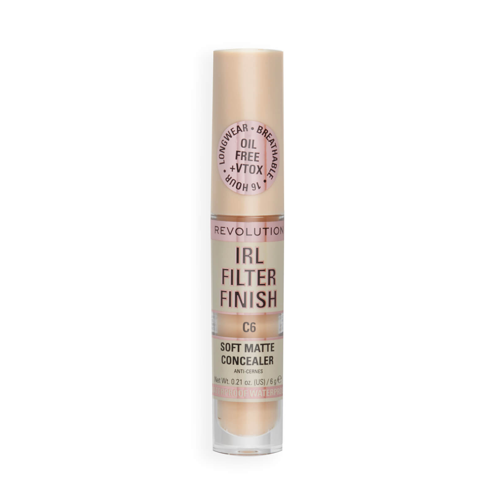 Bild von Makeup Revolution IRL Filter Finish Concealer 6 g (Verschiedene Farbtöne) - C6