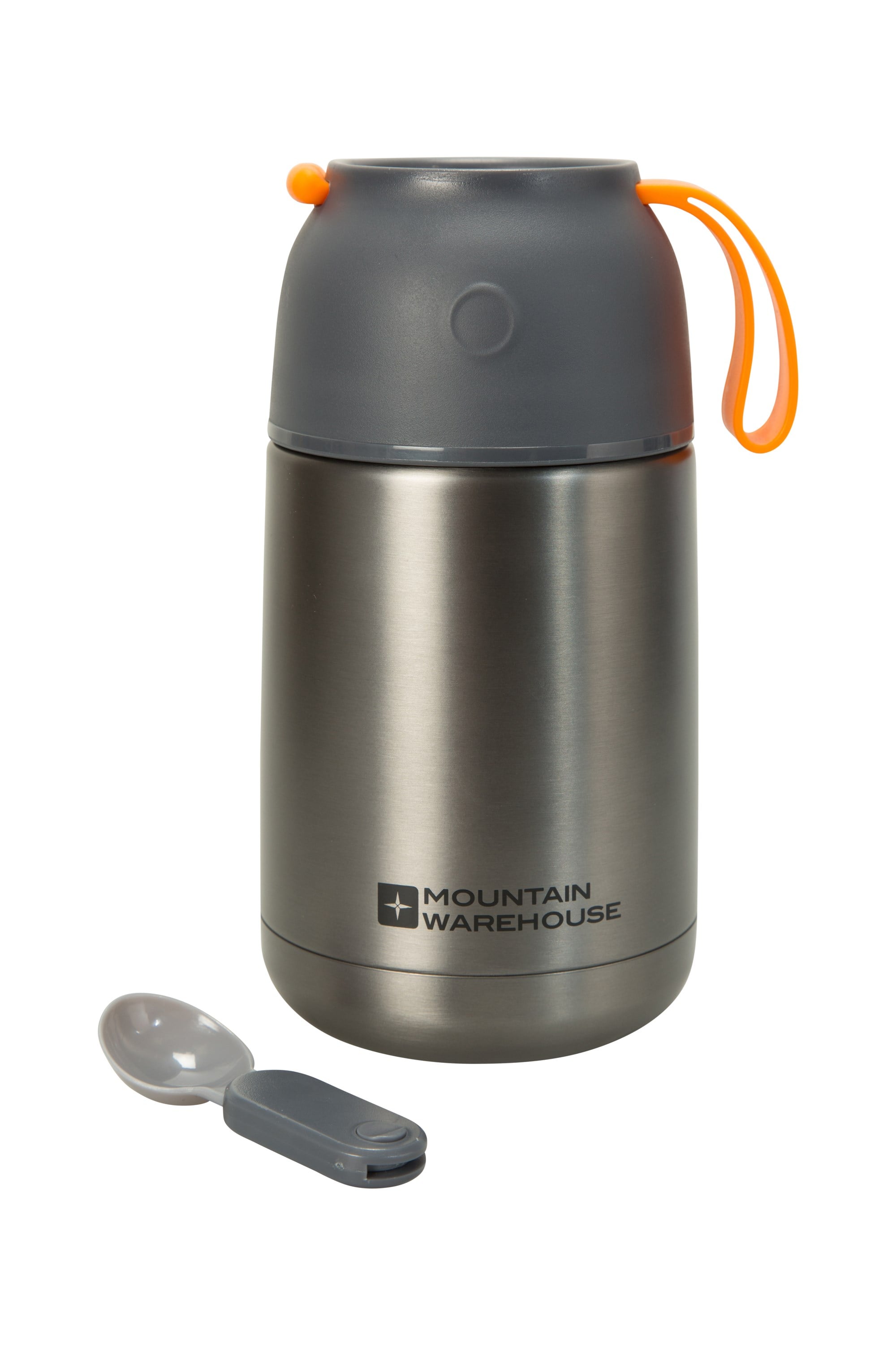 Bild von Thermos-Speisegefäß mit Löffel - 650ml - Grau