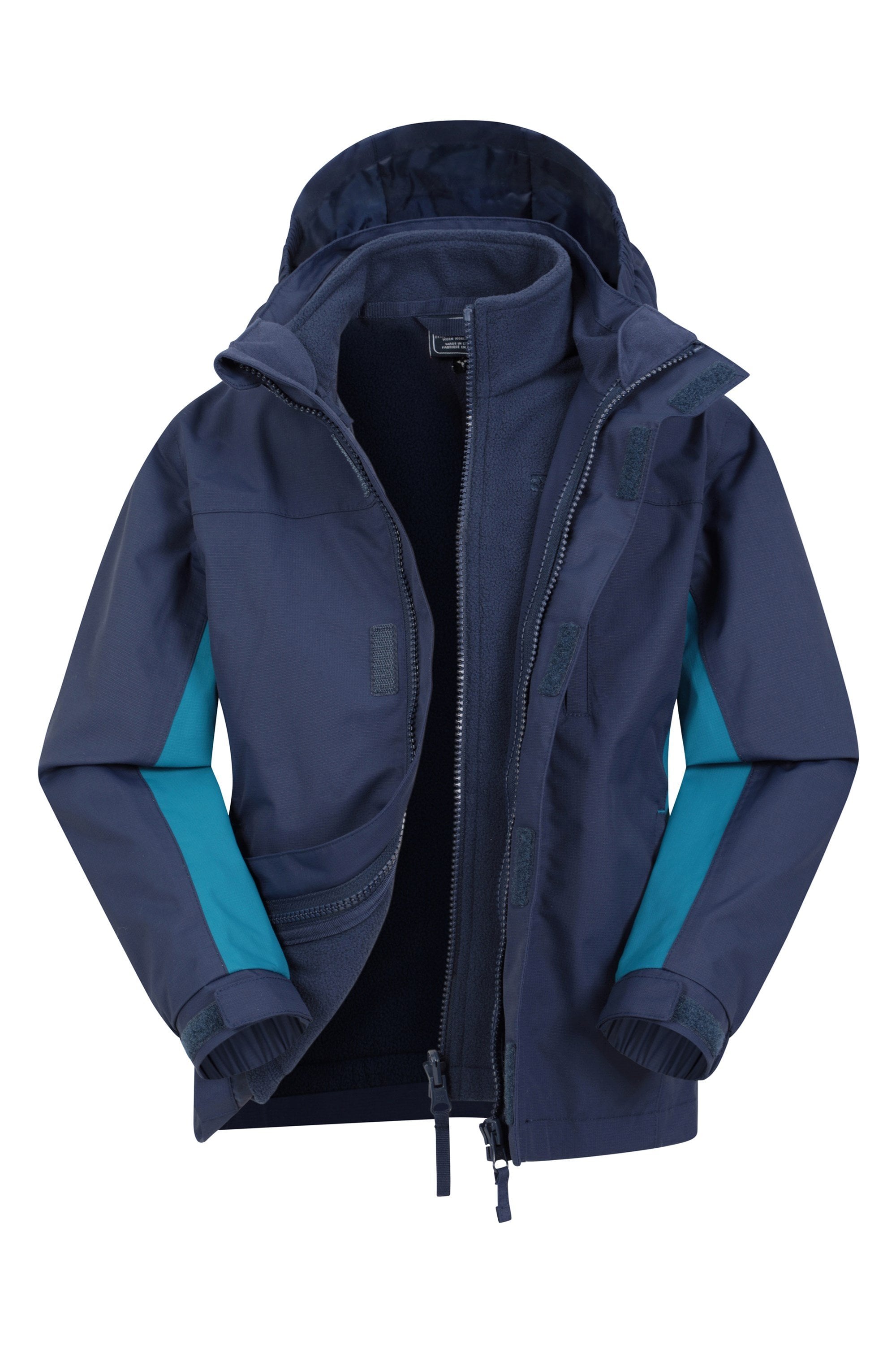 Bild von Cannonball Wasserdichte 3 in 1 Kinderjacke - Blau