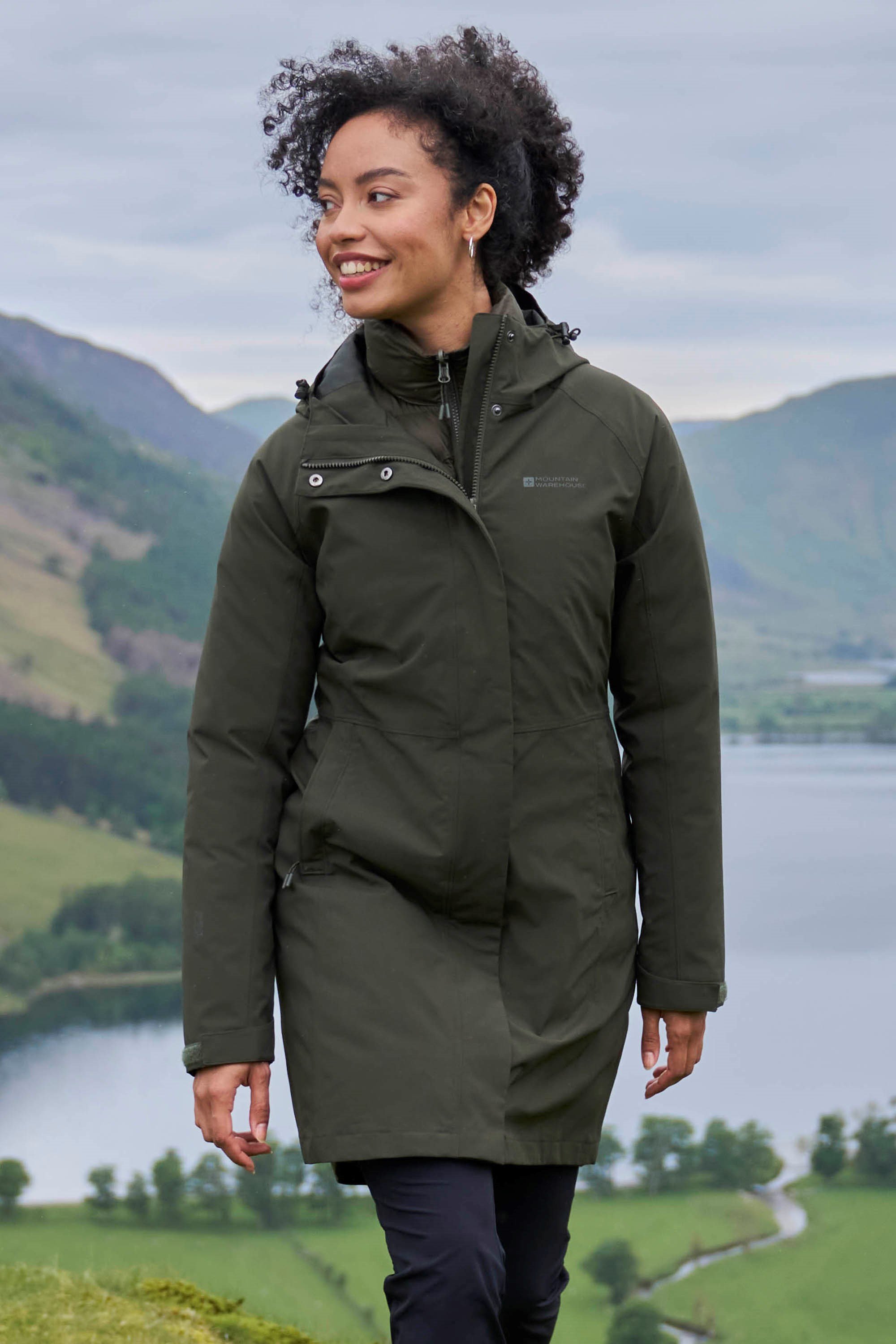 Bild von Alaskan Lange Damen 3-in-1 Jacke - Khaki