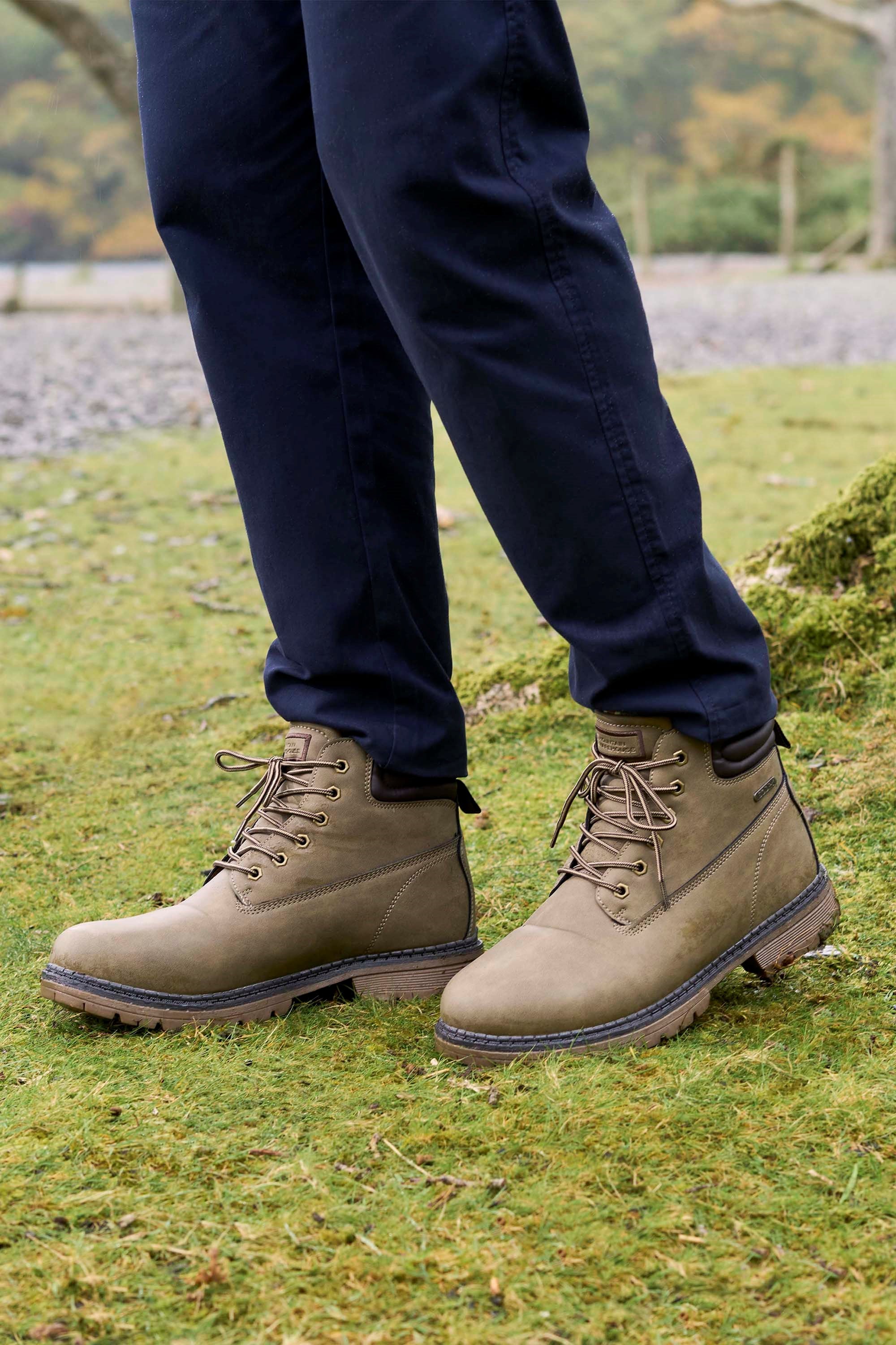 Bild von Gorge Wasserdichte Herren Winter-Stiefel - Hell Braun
