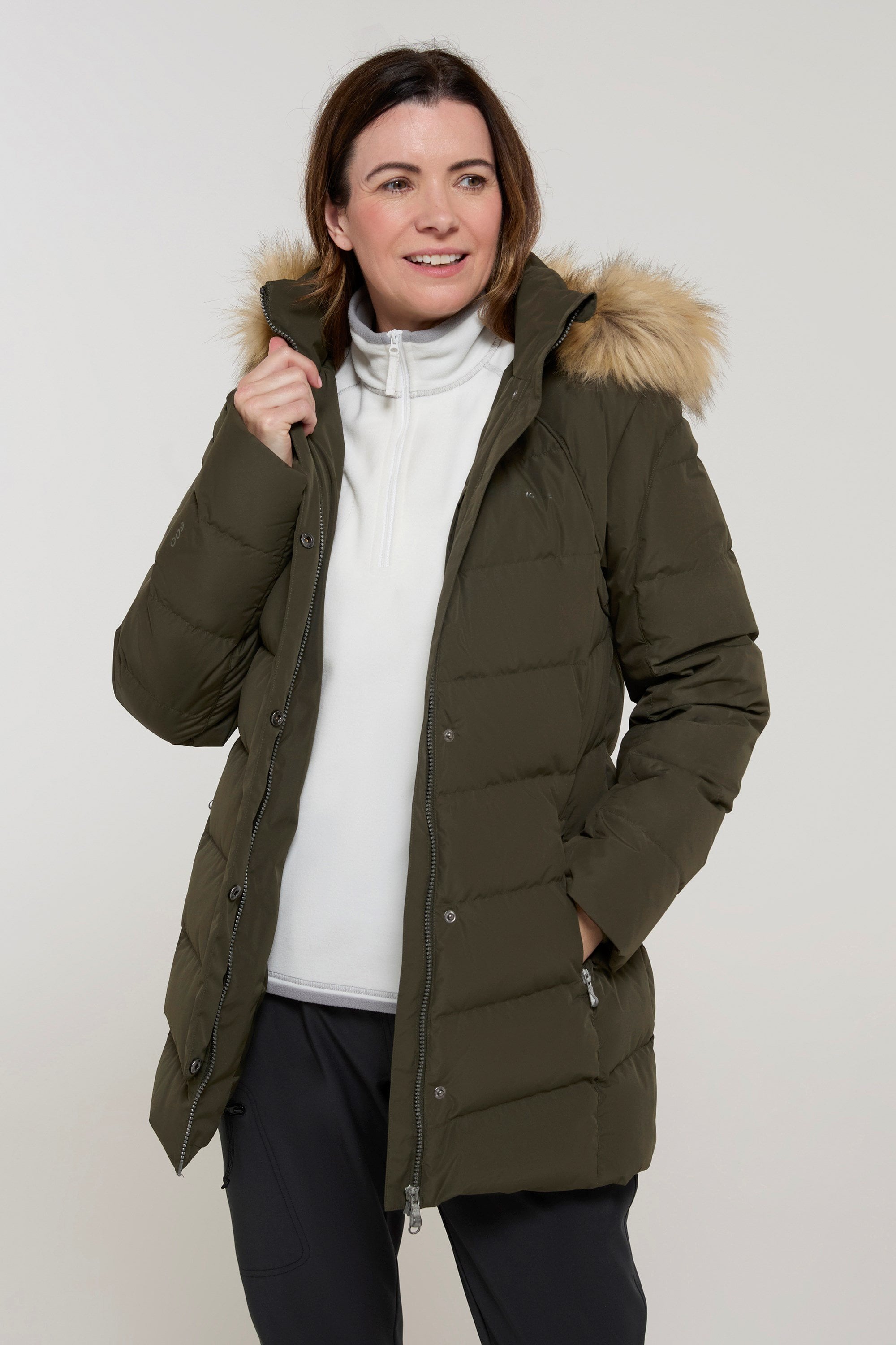 Bild von Isla II Damen-Daunenjacke - Dunkel-Khaki