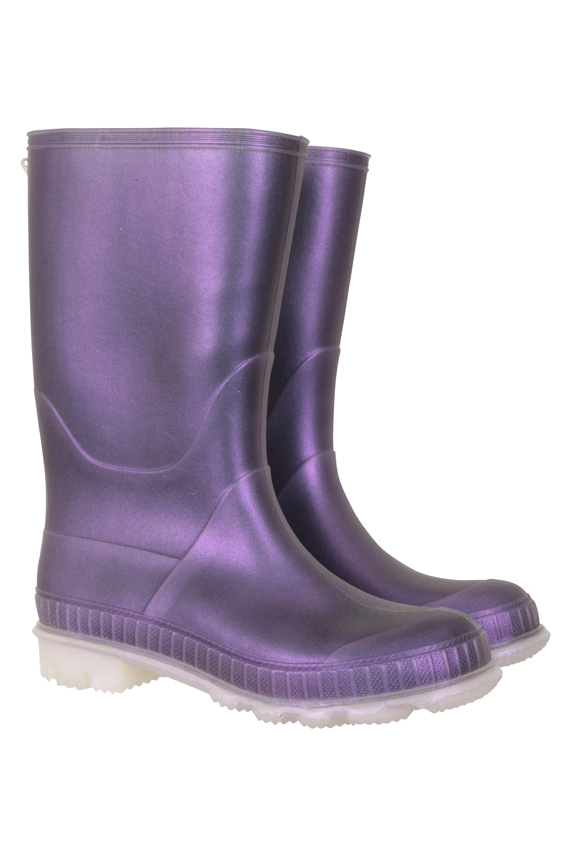 Bild von Einfarbige Kinder Gummistiefel - Violett