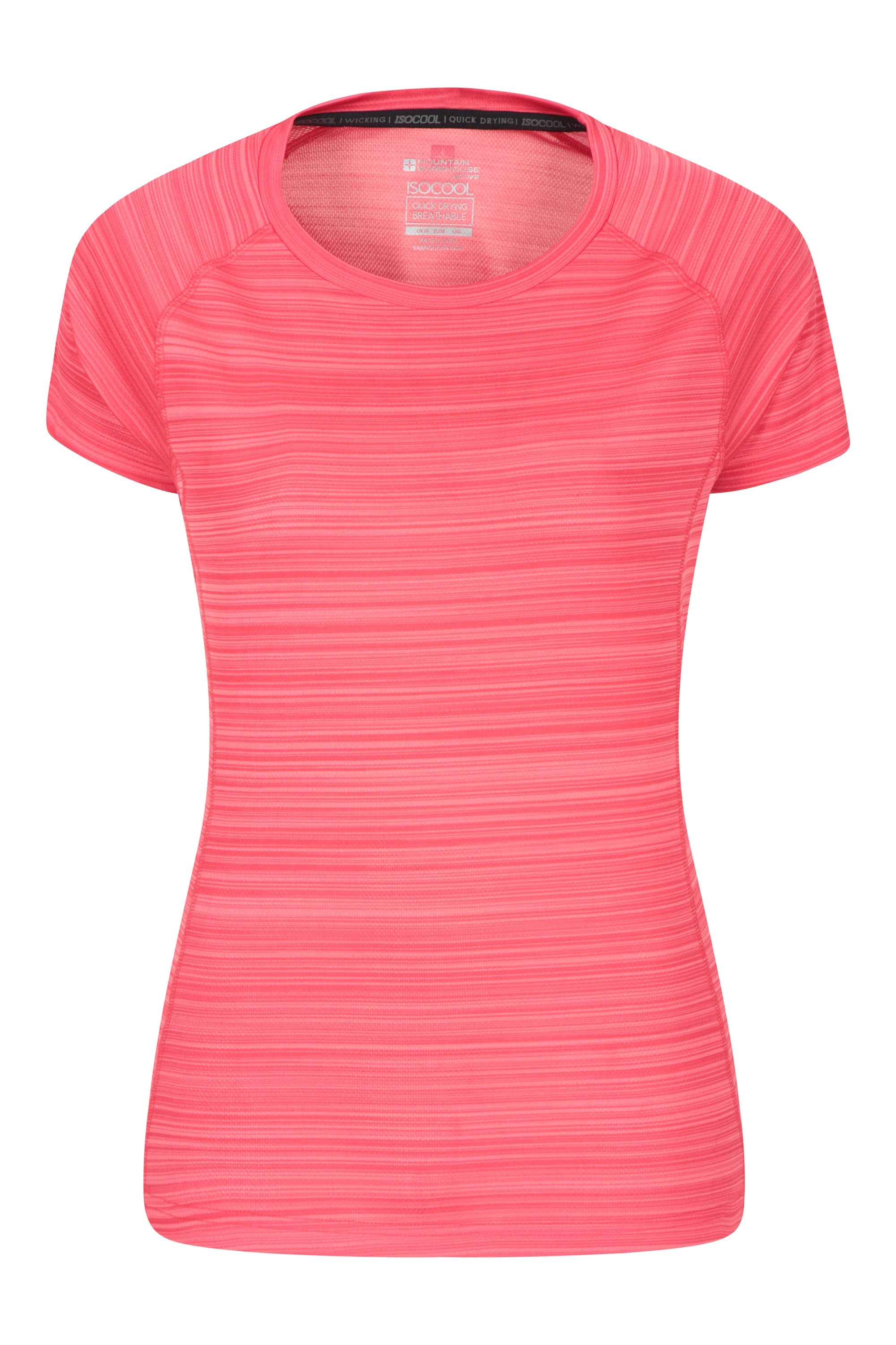 Bild von Endurance Damen T-Shirt - Gestreift - Pink