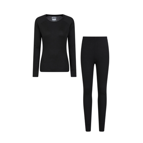 Bild von Talus Damen Baselayer-Top & Hose - Schwarz