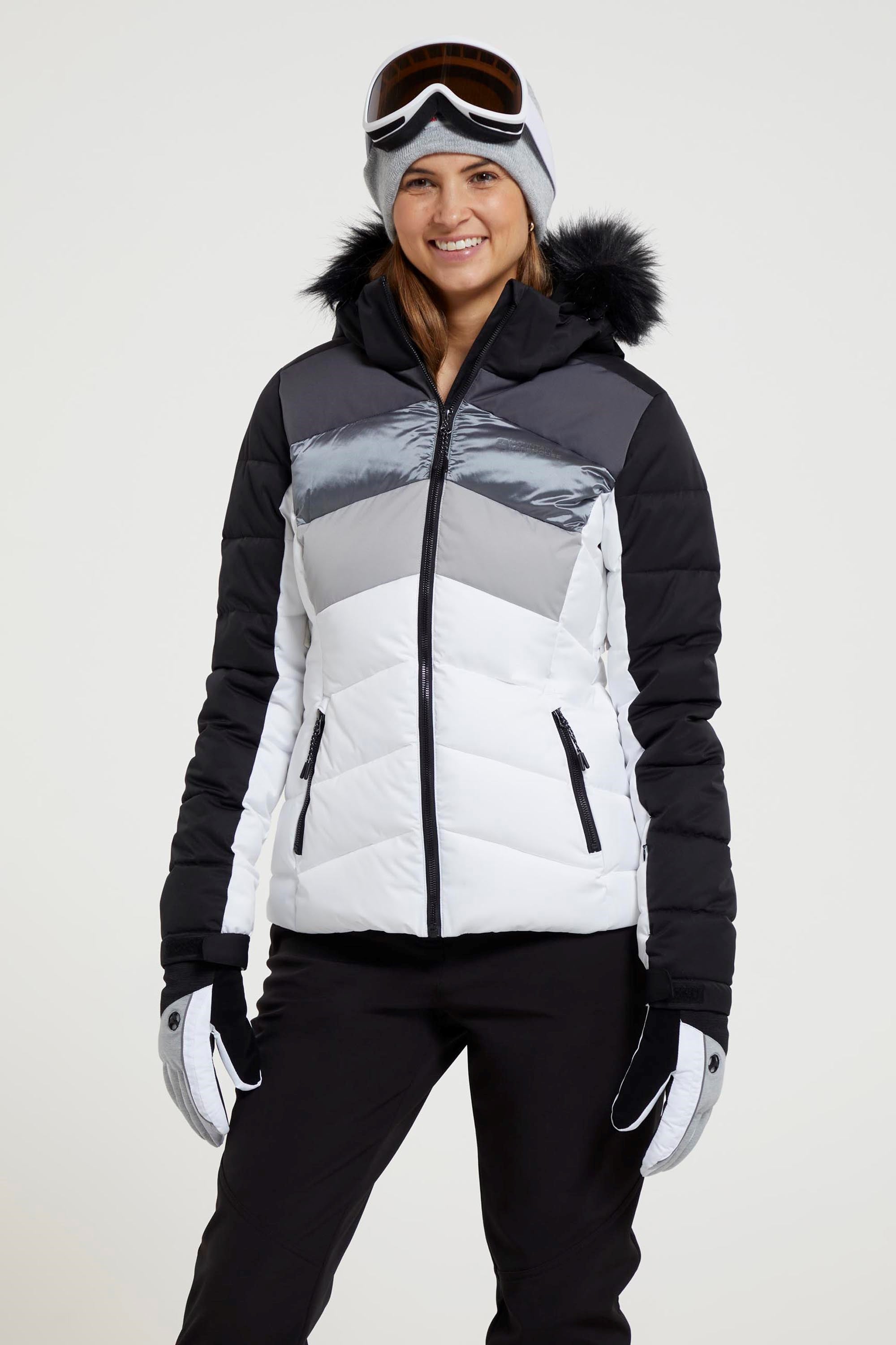 Bild von Cascade gepolsterte Skijacke für Damen - Weiss