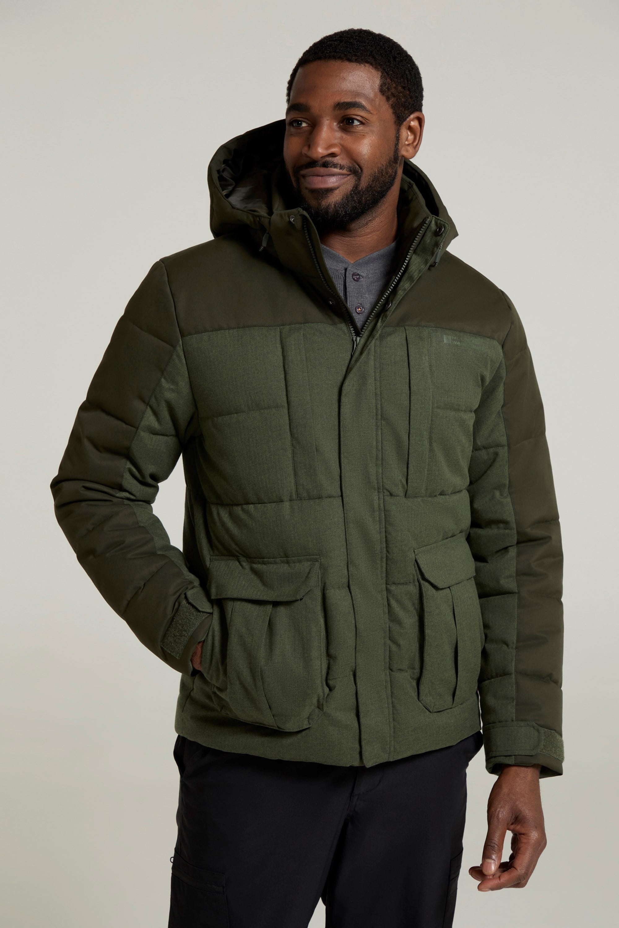 Bild von Schock Herren Steppjacke - Khaki