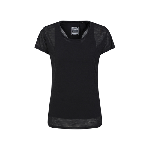 Bild von Double Layer Damenhemd - Schwarz im Test