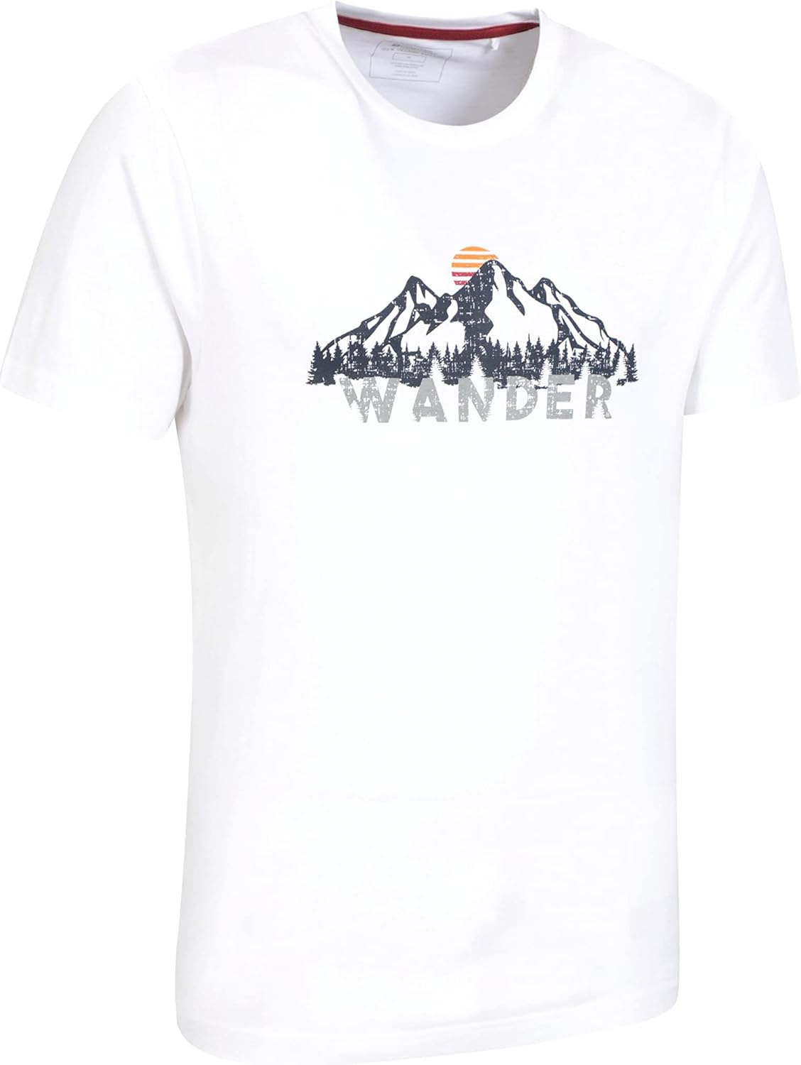 Bild von Wander T-Shirt aus Bio-Baumwolle für Herren - Weiss