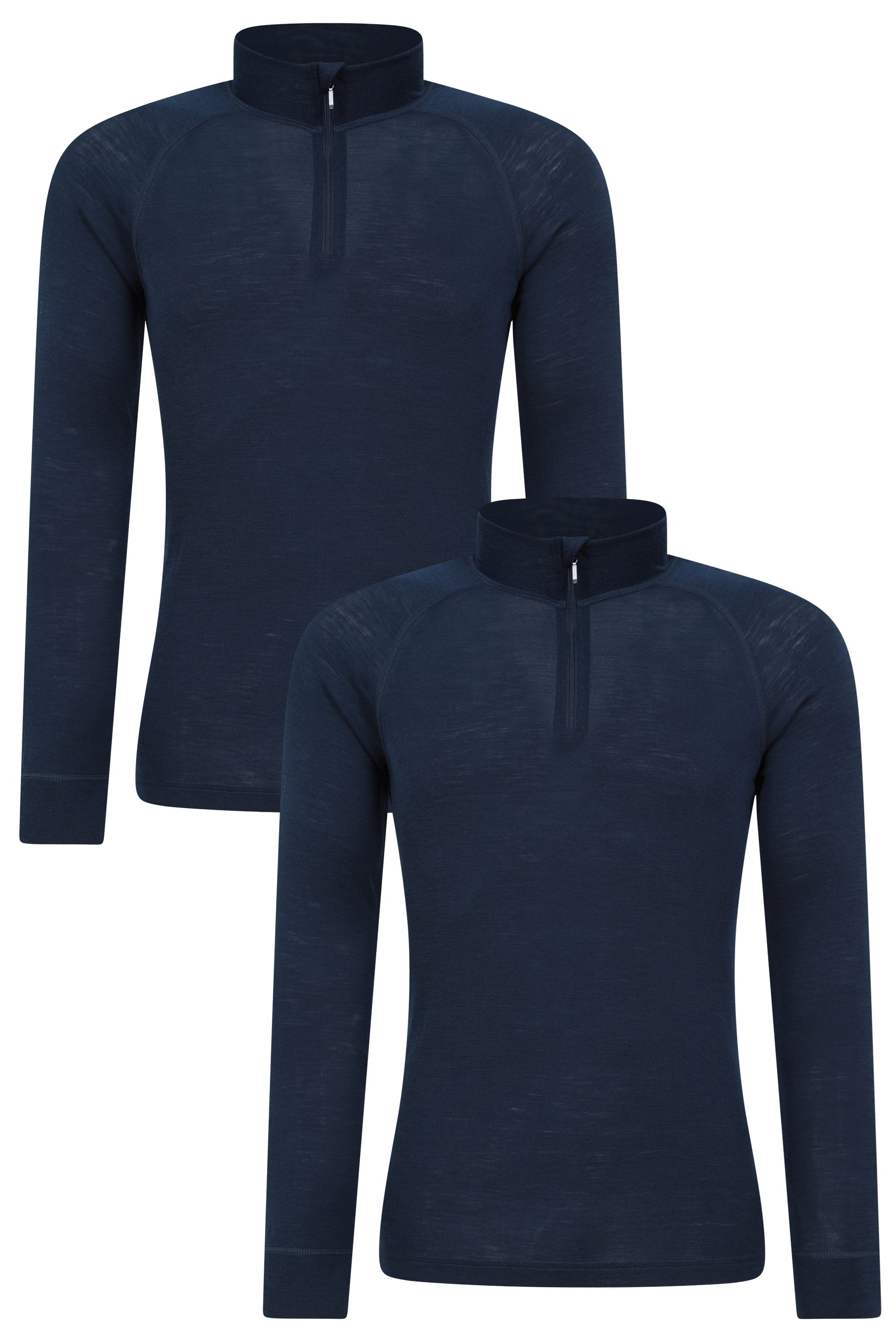 Bild von Merino Herren Baselayer Top - Multipack - Marineblau