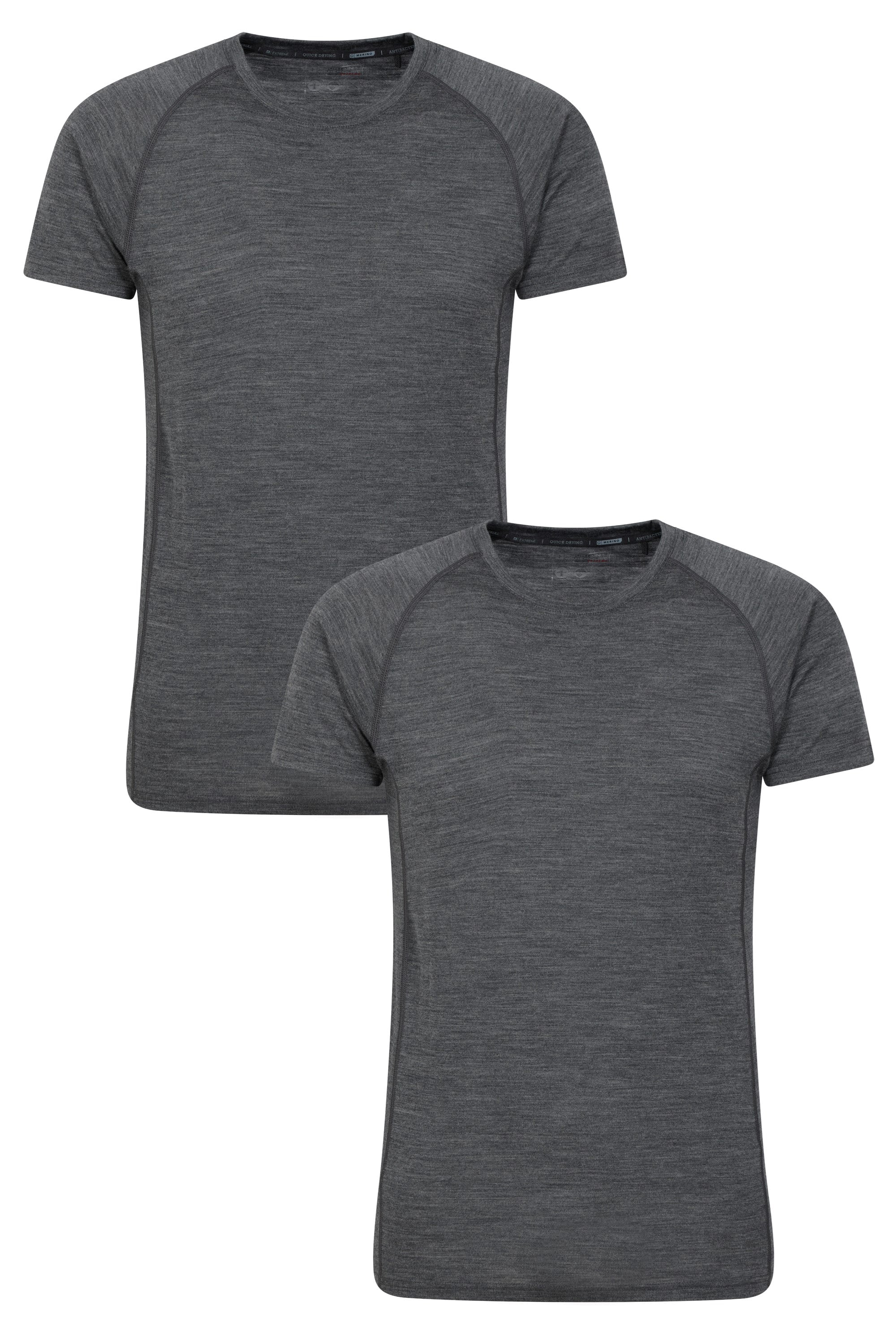 Bild von Summit Merino T-Shirt für Herren, Multipack - Grau