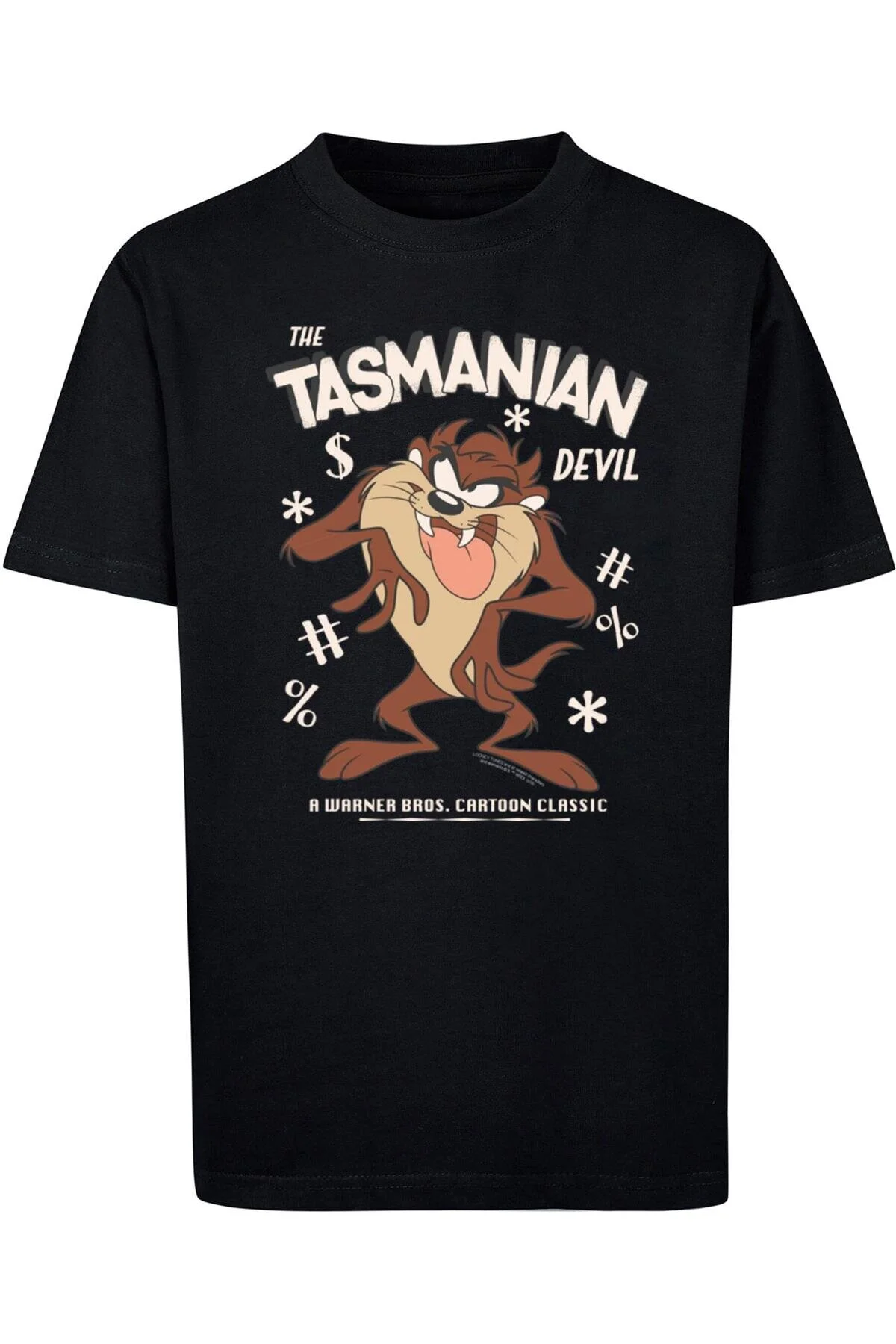 Bild von ABSOLUTE CULT Looney Tunes Tasmanischer Teufel Basic T-shirt Für Kinder für Herren - 134–140