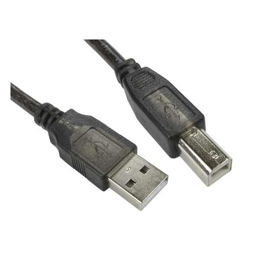 Bild von RS PRO USB-Kabel, USBA/USB B, 10m USB 2.0 Schwarz - Ein zuverlässiger Begleiter für Ihre Übertragungen