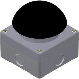 Bild von Rs Pro Drucktasten-Kompletteinheit, 1 Schliesser +, Taster + Schalter, Schwarz
