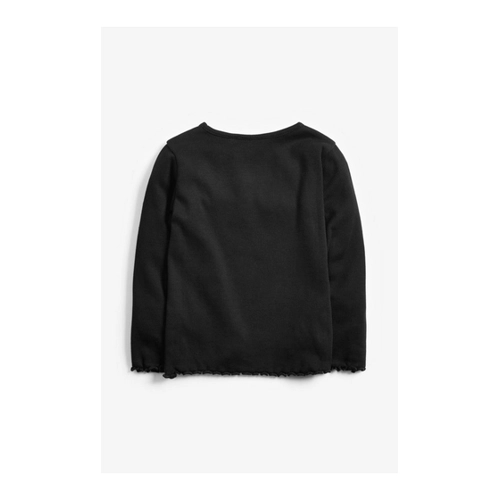Bild von Next Langarmshirt Langärmeliges Feinripp-Shirt