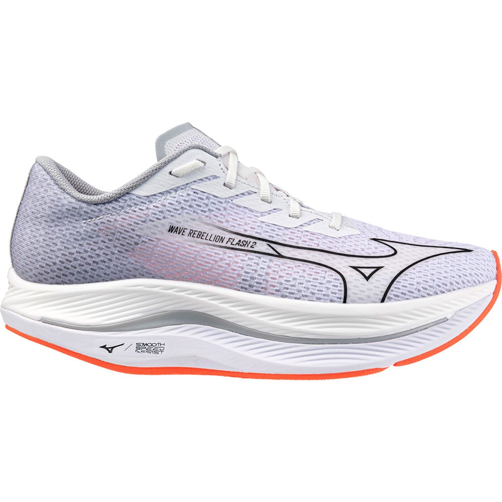 Bild von mizuno wave rebellion flash 2 laufschuhe weis rot herren