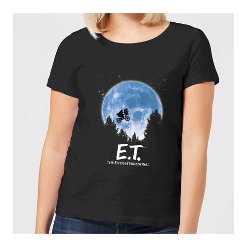 Bild von ET Moon Silhouette Damen T-Shirt - Schwarz - M