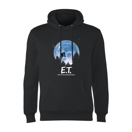 Bild von ET Moon Silhouette Kapuzenpullover - Schwarz - XL