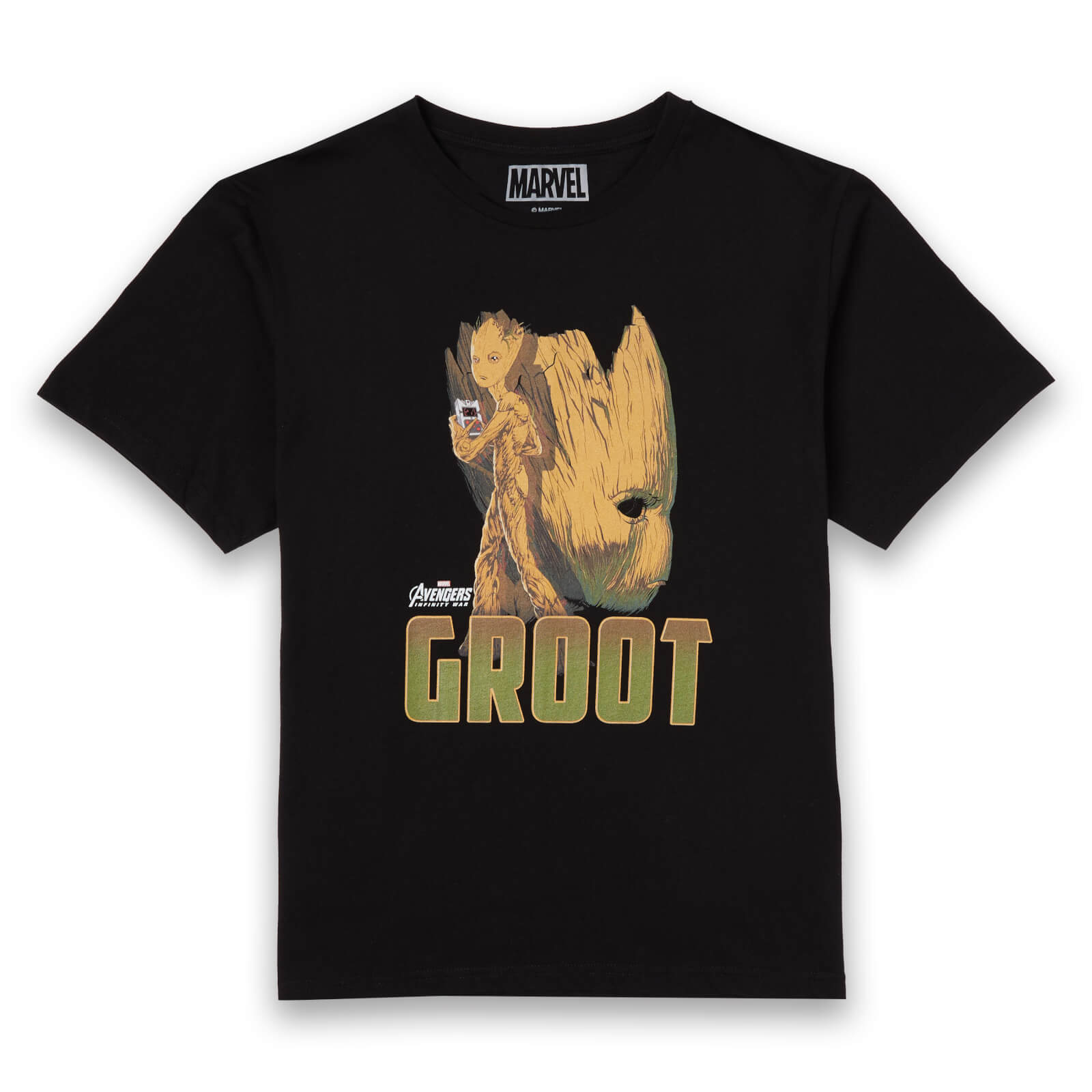 Bild von Avengers Groot Herren T-Shirt - Schwarz - S