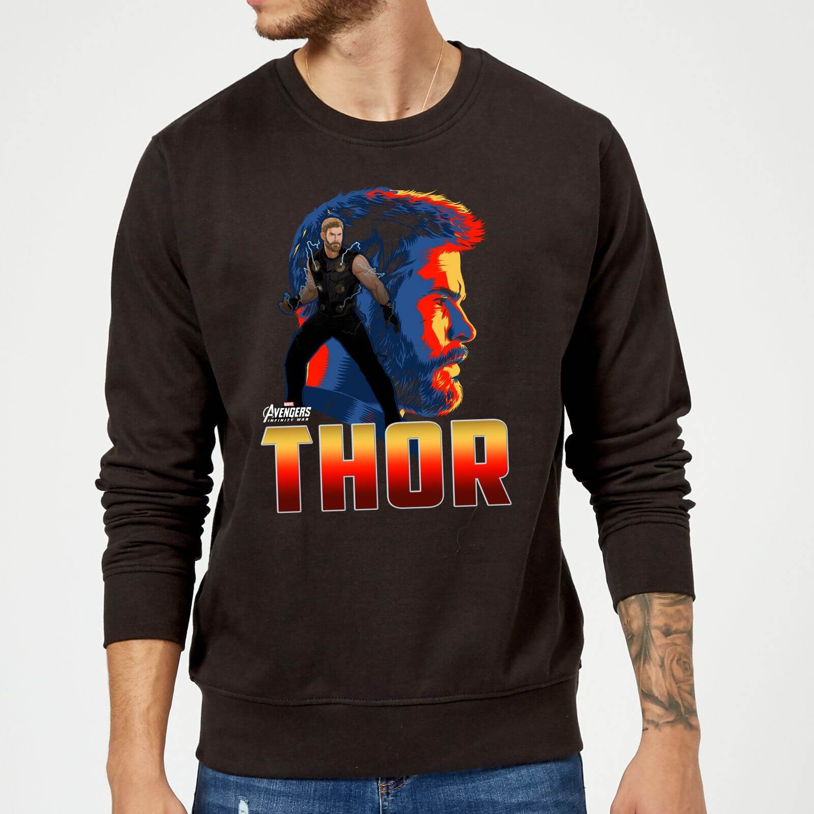 Bild von Avengers Thor Pullover - Schwarz - XXL