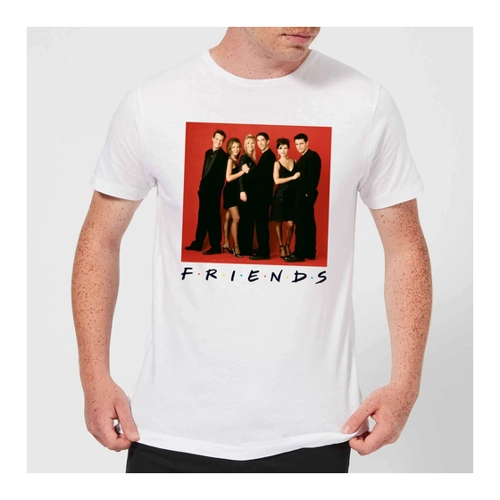 Bild von Friends Character Pose Herren T-Shirt - Weiß - S