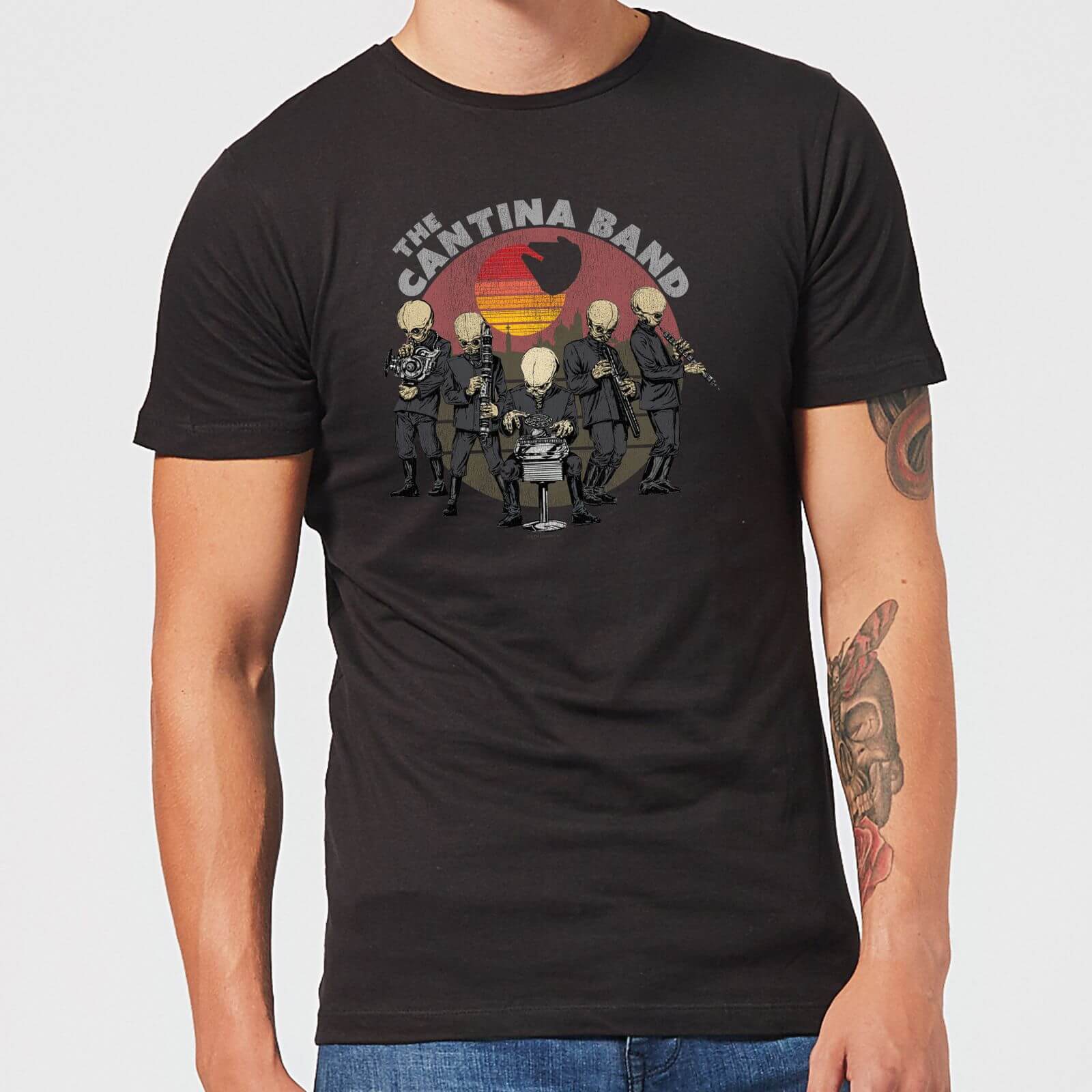 Bild von Star Wars Classic Cantina Band Herren T-Shirt - Schwarz - L