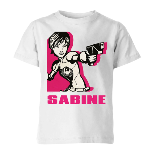 Bild von Star Wars Rebels Sabine Kinder T-Shirt - Weiß - 11-12 Jahre