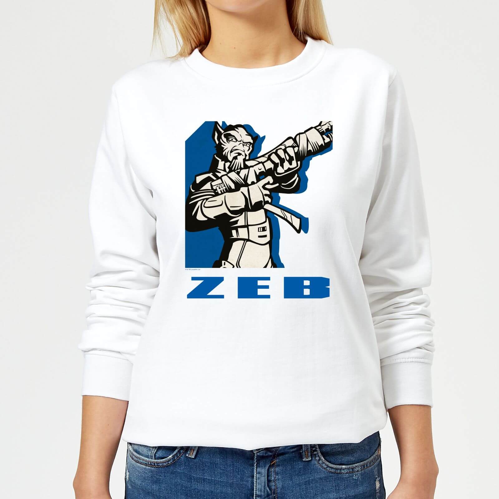 Bild von Star Wars Rebels Zeb Damen Pullover - Weiß - L