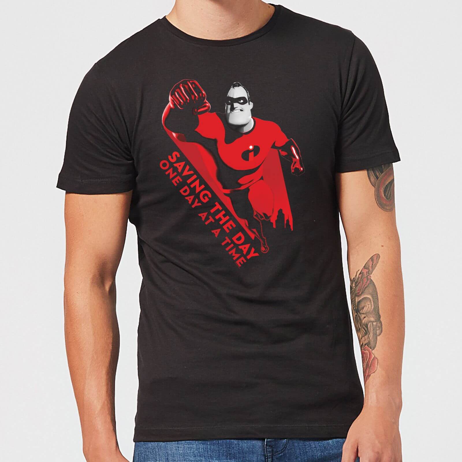 Bild von Die Unglaublichen 2 Saving The Day Herren T-Shirt - Schwarz - 4XL