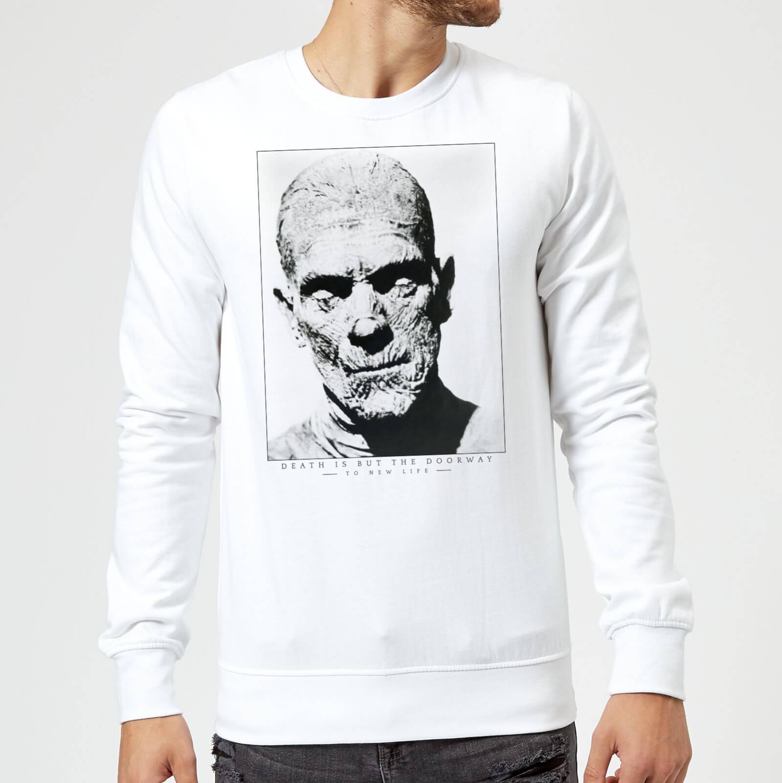 Bild von Universal Monsters Die Mumie Portrait Pullover - Weiß - S