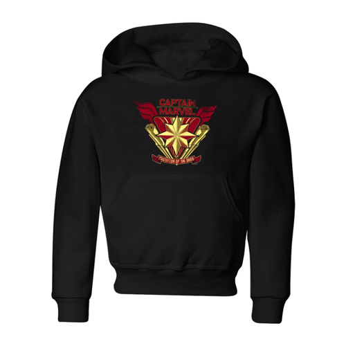 Bild von Captain Marvel Protector Of The Skies Kids' Hoodie - Schwarz - 5-6 Jahre