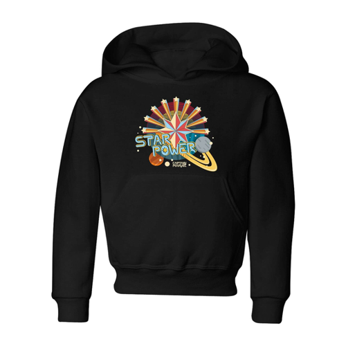 Bild von Captain Marvel Star Power Kids Hoodie - Schwarz - 5-6 Jahre